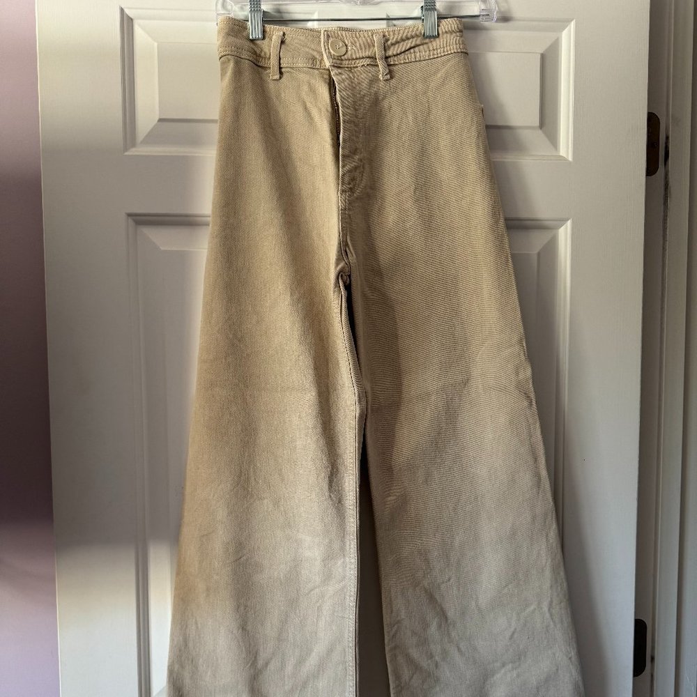 Zara Marine Straight High Rise Jeans